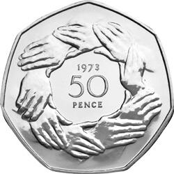 1973 50p Coins