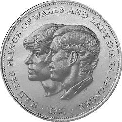 1981 25p Crown Coins