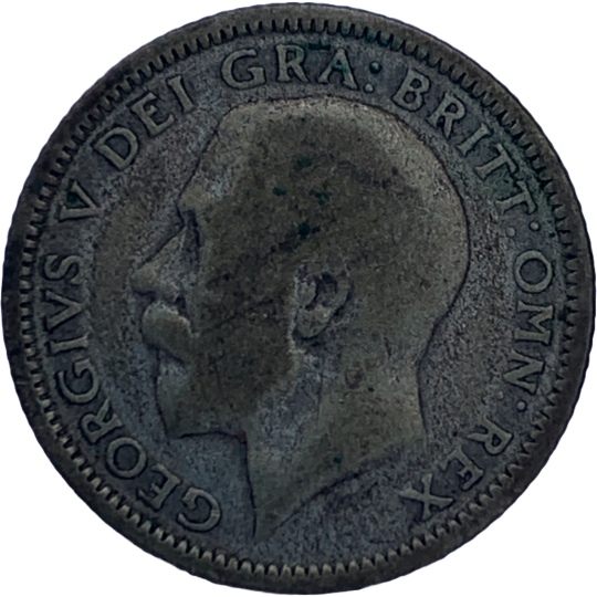 Obverse: George V 1925 Sixpence