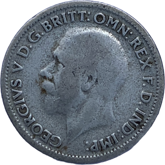 Obverse: George V 1931 Sixpence