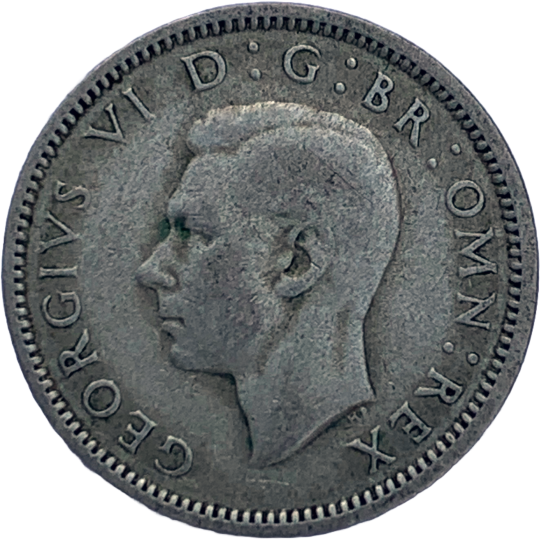 Obverse: George VI 1942 Sixpence