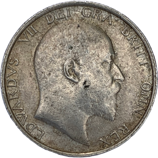 Obverse: Edward VII 1906 Shilling