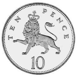 1981 10p Coins