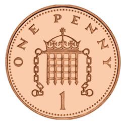 2008 1p Coins