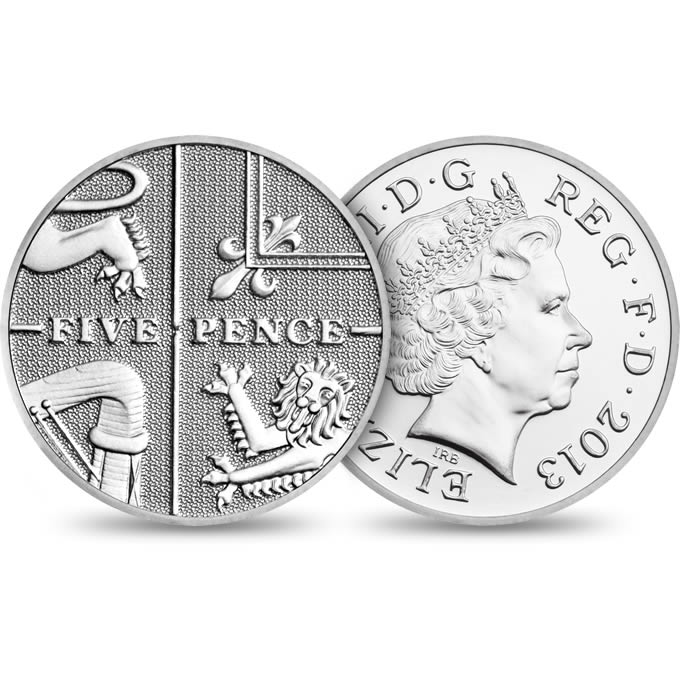 2013 5p Coins