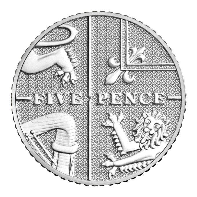 2016 5p Coins