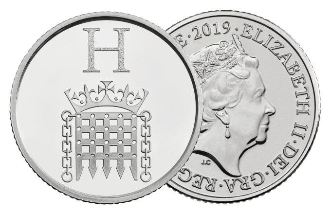 2019 10p Coin H - Houses of Parliament