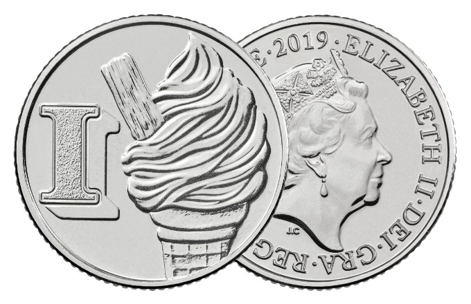 2019 10p Coin I - Ice-Cream Cone