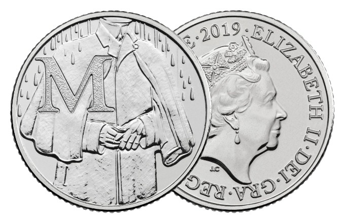 2019 10p Coin M - Mackintosh