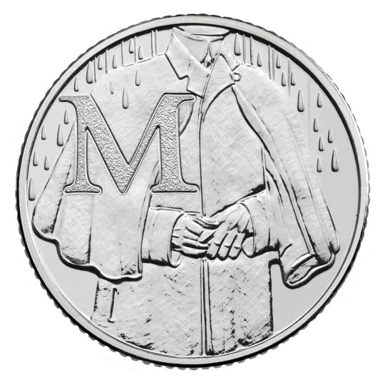 2018 10p Coin M - Mackintosh