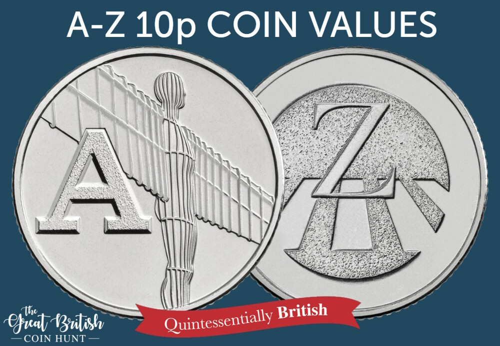 A to Z 10p coin values