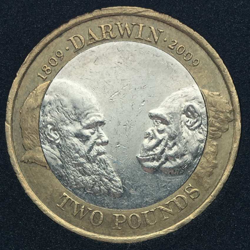 2009 Charles Darwin £2 Coin Checker from Coin Hunter