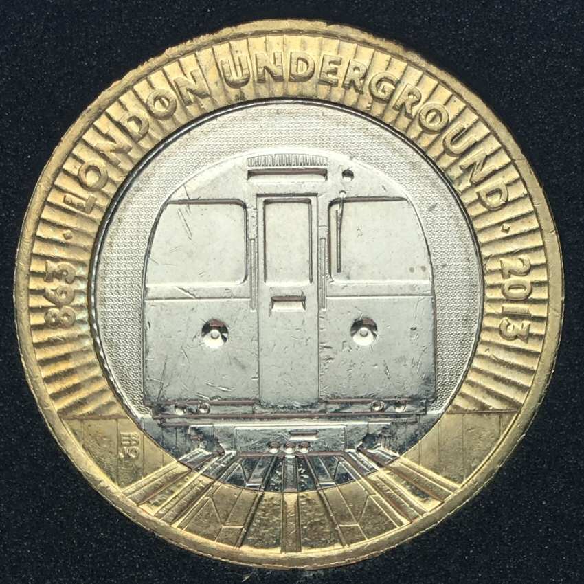 2013 London Underground - Train £2 Coin Checker from Coin Hunter