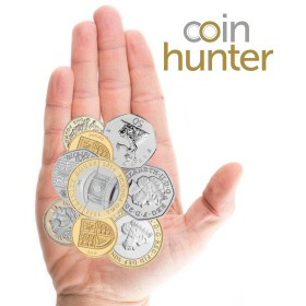 Coin Checker hand with 2014 Trinity House £2