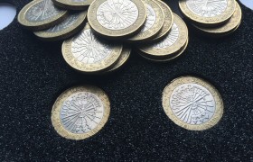 Guy Fawkes Gunpowder Plot £2 Coins in Coin Foam