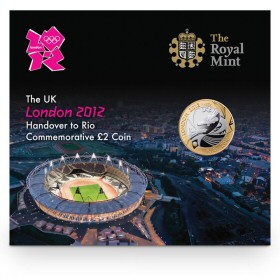 London 2012 Handover to Rio Commemorative £2 Coin