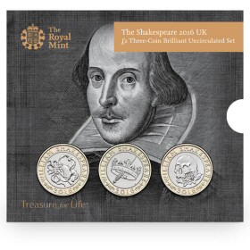 The Shakespeare Three-Coin Set