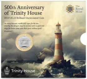 500th Anniversary of Trinity House 2014 UK Brilliant Uncirculated Coin