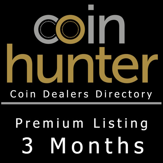 Coin Dealer Directory Premium Listing: 3 Months
