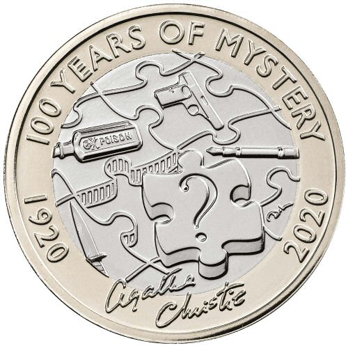 2020 Agatha Christie £2 [Coin Hunter card]
