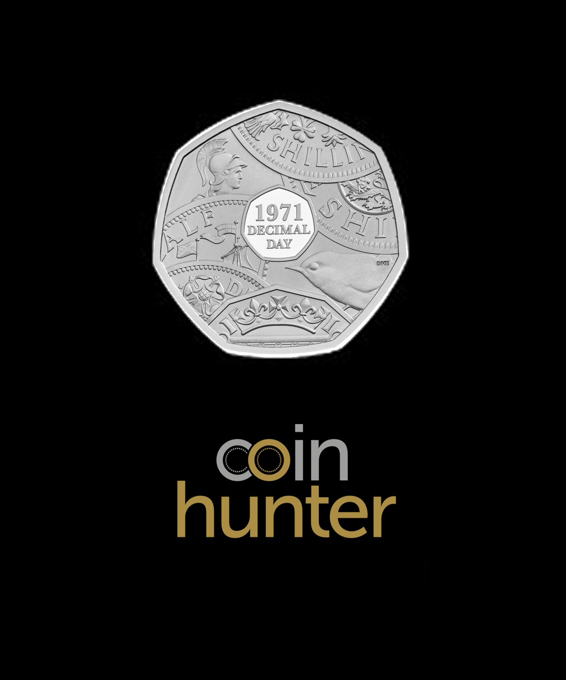 2021 50th Anniversary of Decimal Day 50p [Coin Hunter card]