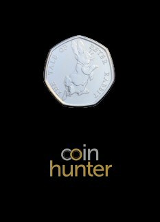 2017 Beatrix Potter Peter Rabbit Brilliant Uncirculated 50p [Coin Hunter card]