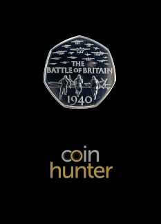 2019 Battle of Britain Brilliant Uncirculated 50p [Coin Hunter card]