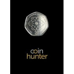 2019 Girlguiding Brilliant Uncirculated 50p [Coin Hunter card]