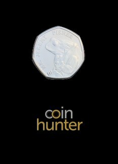 2017 Beatrix Potter Jeremy Fisher Brilliant Uncirculated 50p [Coin Hunter card]