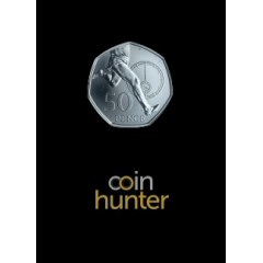 2019 Roger Bannister Brilliant Uncirculated 50p [Coin Hunter card]