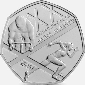 2014 Commonwealth Games 50p [Circulated]