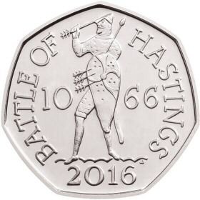 2016 Battle of Hastings 50p [Circulated]