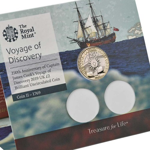 2019 Captain Cook Brilliant Uncirculated 2 [Royal Mint pack]