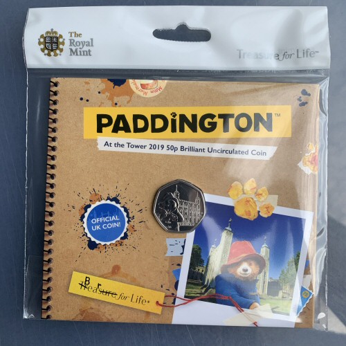 2019 Paddington at the Tower of London 50p [Royal Mint pack]
