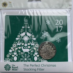 2017 Christmas Tree Brilliant Uncirculated 5 [Royal Mint pack]