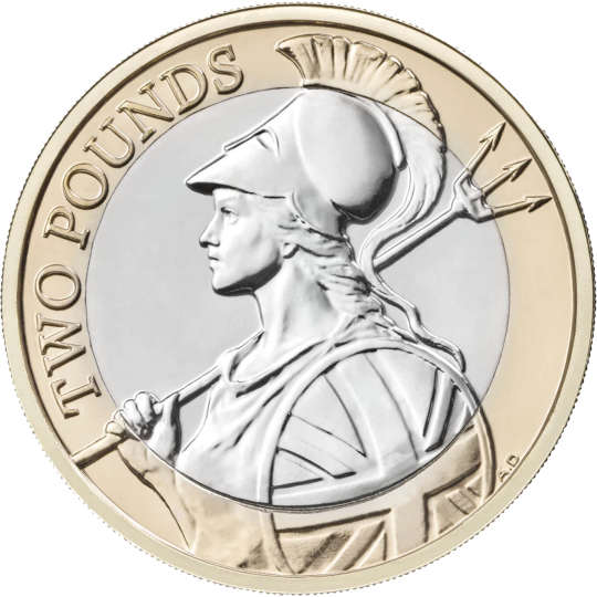 2015 - 2022 Britannia £2 Coin