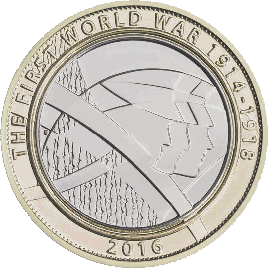 2016 £2 Coin First World War Centenary Army