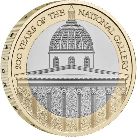2024 £2 Coin National Gallery 200 Years
