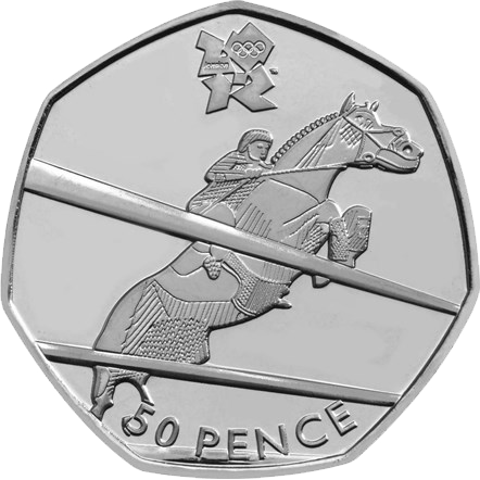 2011 50p Coin Equestrian