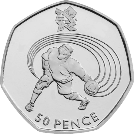 2011 50p Coin Goalball