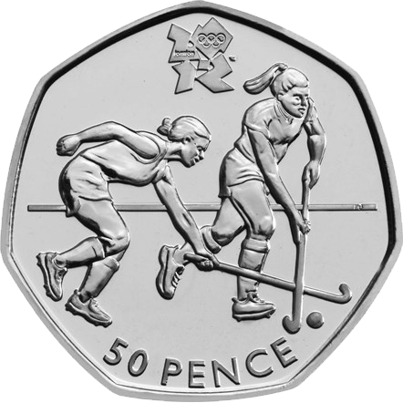 2011 50p Coin Hockey