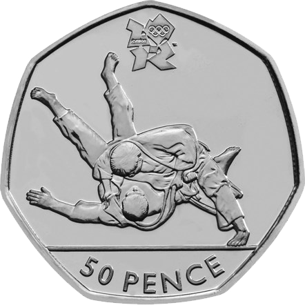 2011 50p Coin Judo