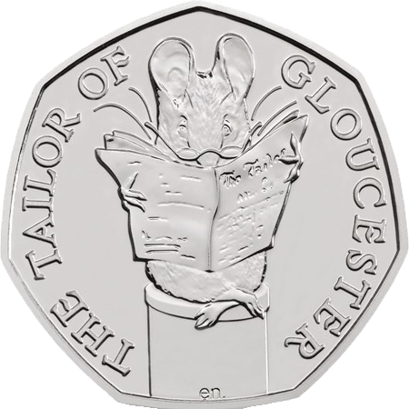 2018 50p Coin The Tailor of Gloucester