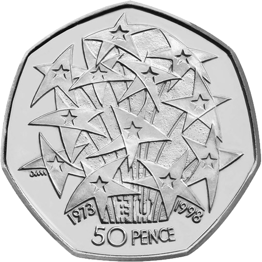 1998 50p Coin European Union