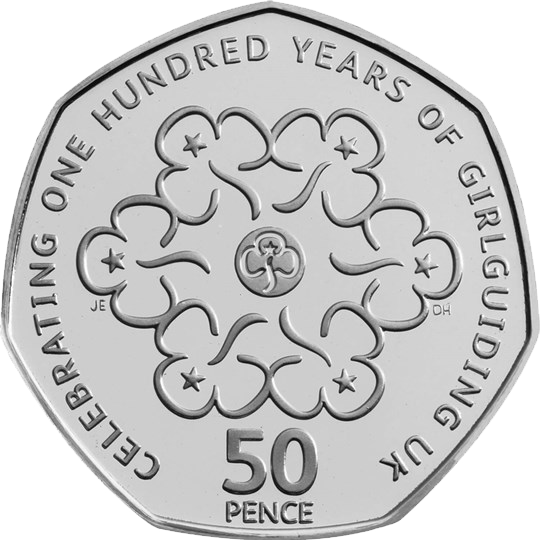2010 50p Coin Girlguiding