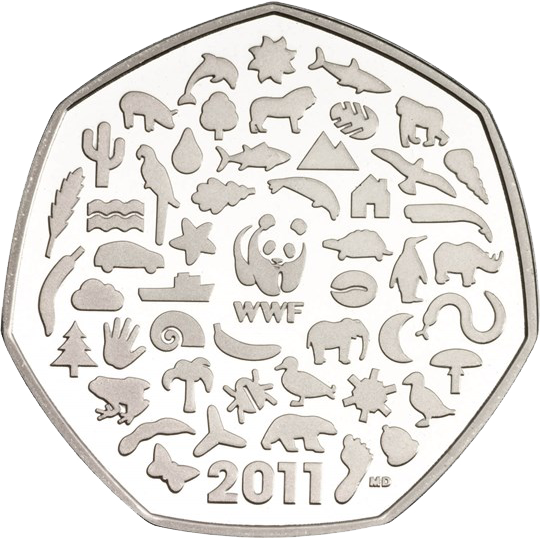 2011 50p Coin WWF