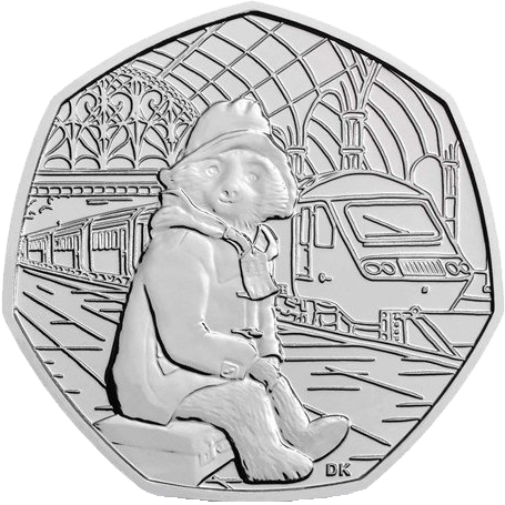 2018 50p Coin Paddington at the Station