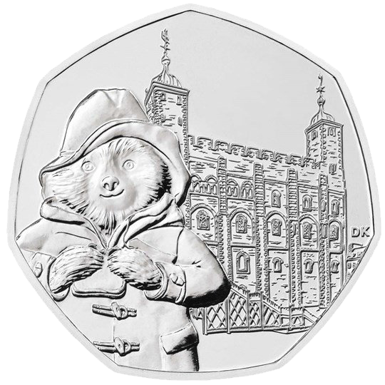 2019 50p Coin Paddington at the Tower of London