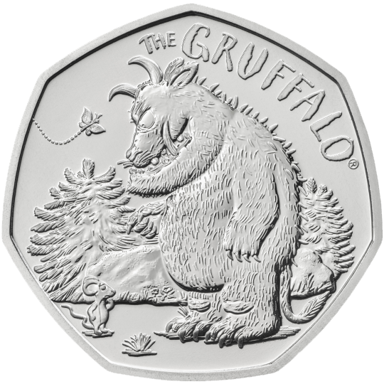 2019 50p Coin The Gruffalo and Mouse