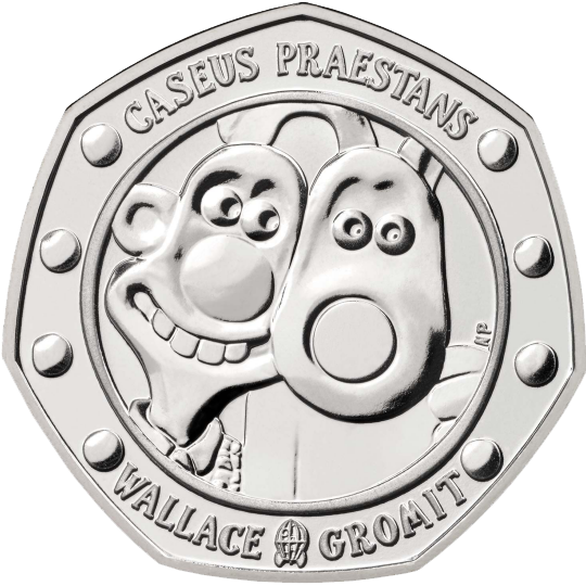 2019 50p Coin Wallace and Gromit